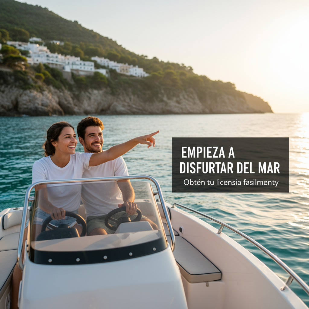 Pareja navegando al atardecer, simbolizando el inicio de una aventura